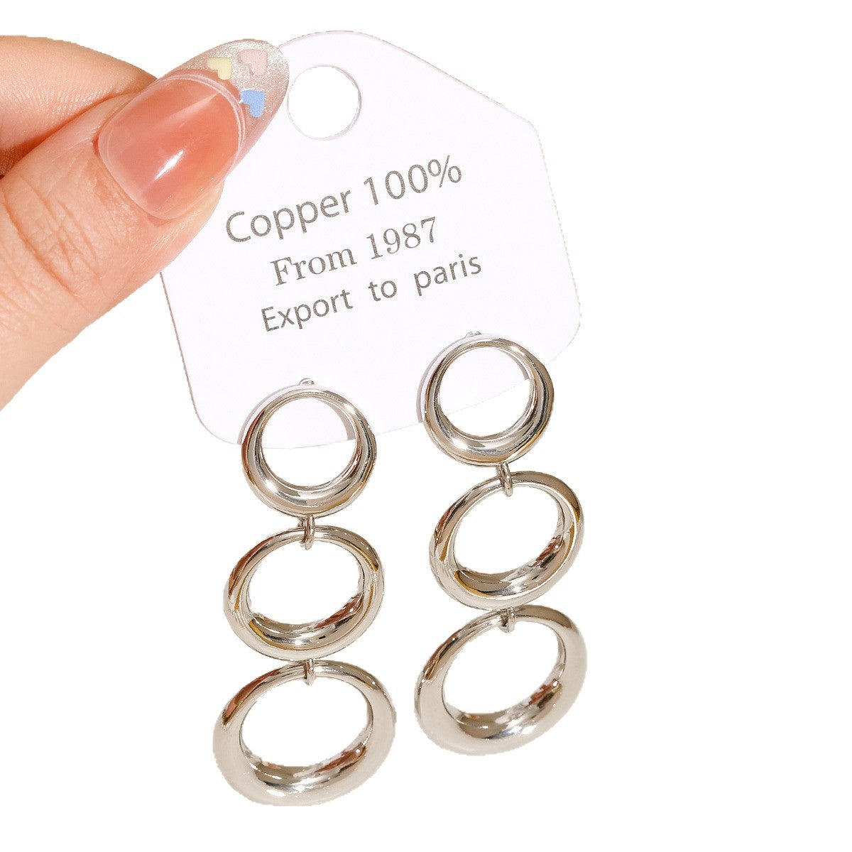 Commuter Simple Personalized Party Niche Design Earrings