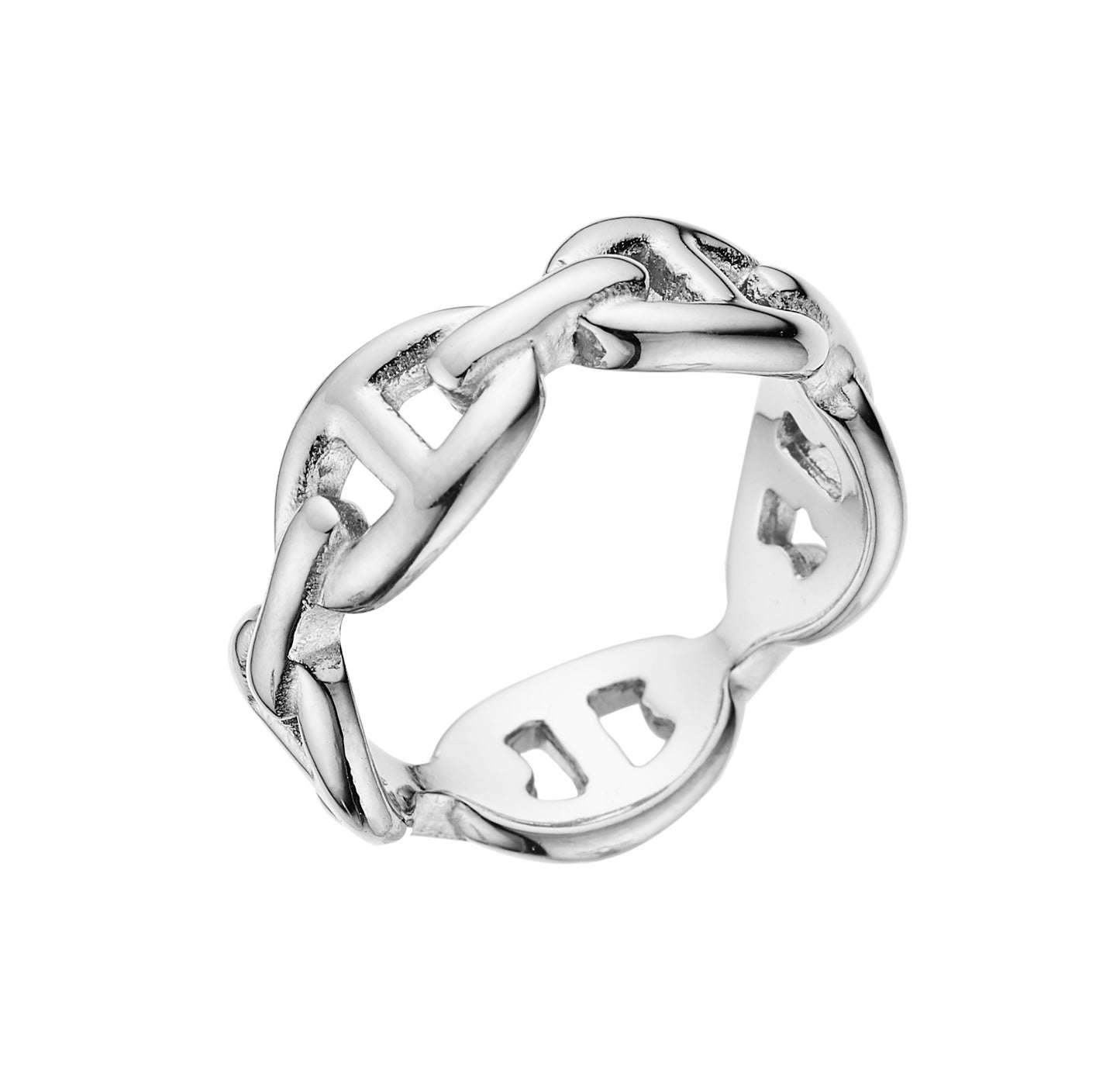 Fashion Chain Pig Nose Titanium Steel Rings