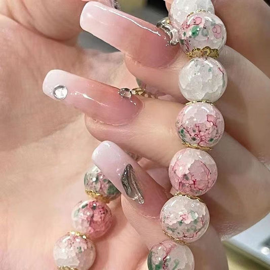 Cherry Blossom Glaze Female Design High-grade White Bracelets