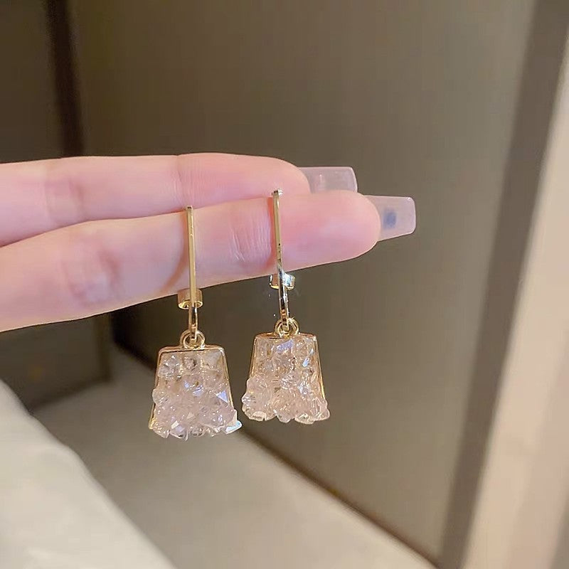 Women's Luxury High-grade Square Tassel Elegant Sweet Earrings