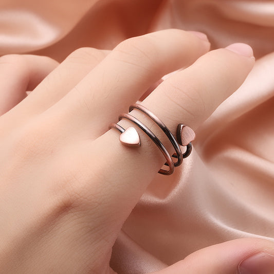 Luxury Fashion Red Copper Thread Magnet Magnetic Rings