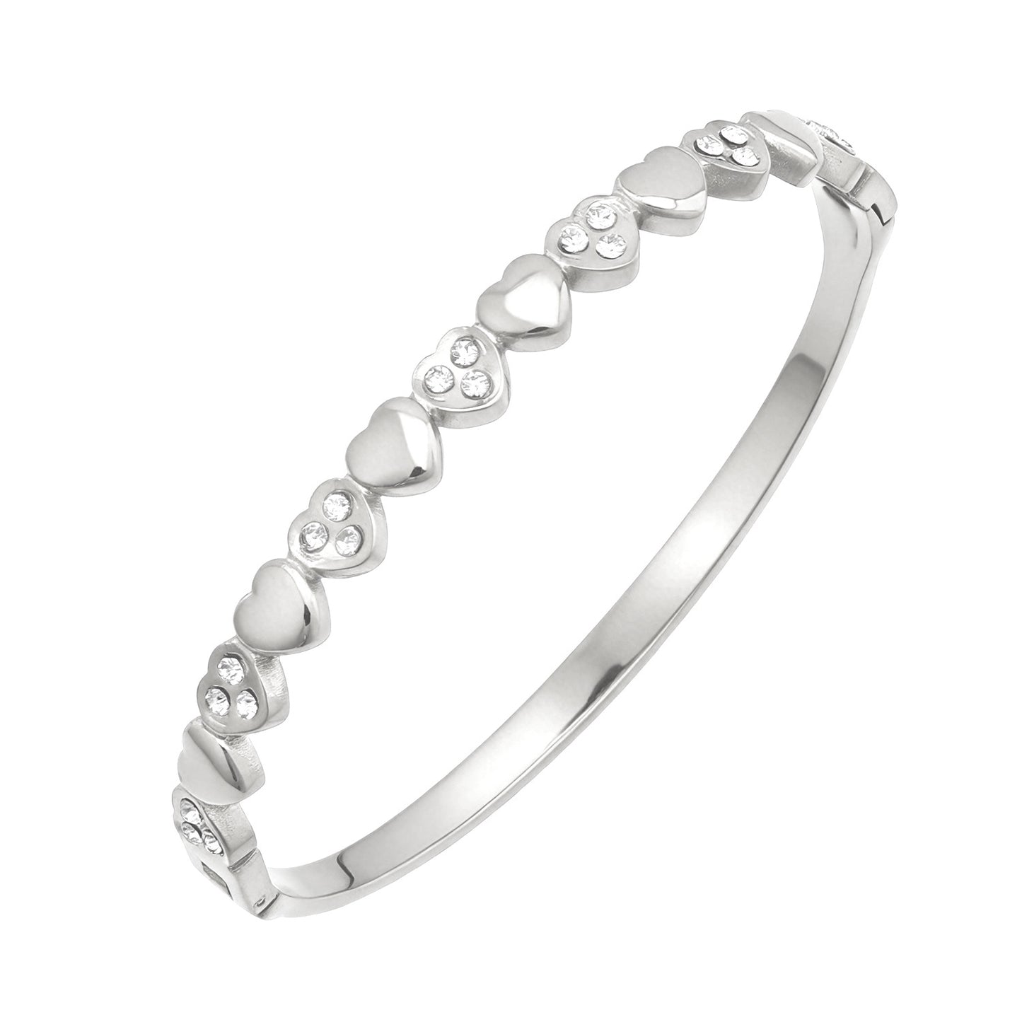 Open Stainless Steel Hydraulic Light Luxury High-grade Exaggerated Design Sense Bracelets