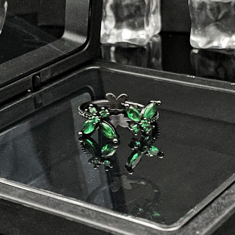 Women's Opening Dark Simple Exquisite Sweet Cool Rings