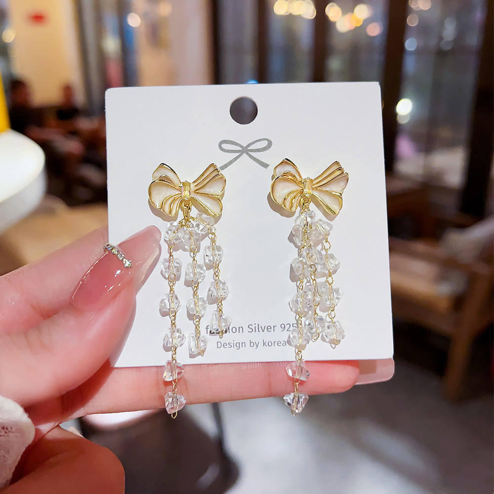 Women's Fashion Tassel Temperamental Minority All Match Earrings