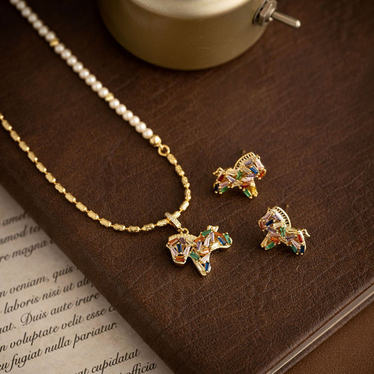 Pony Female French Entry Lux Wind Micro Necklaces
