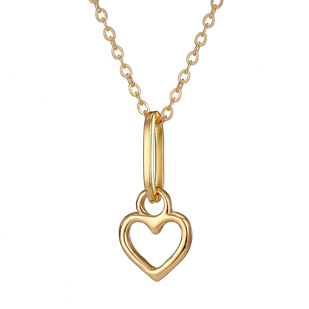 Heart Cross Female Light Luxury Minority Necklaces