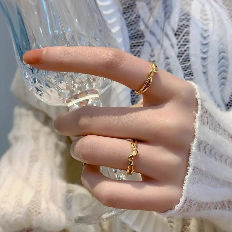 Finger Female Design Gold Fashion Unique Rings