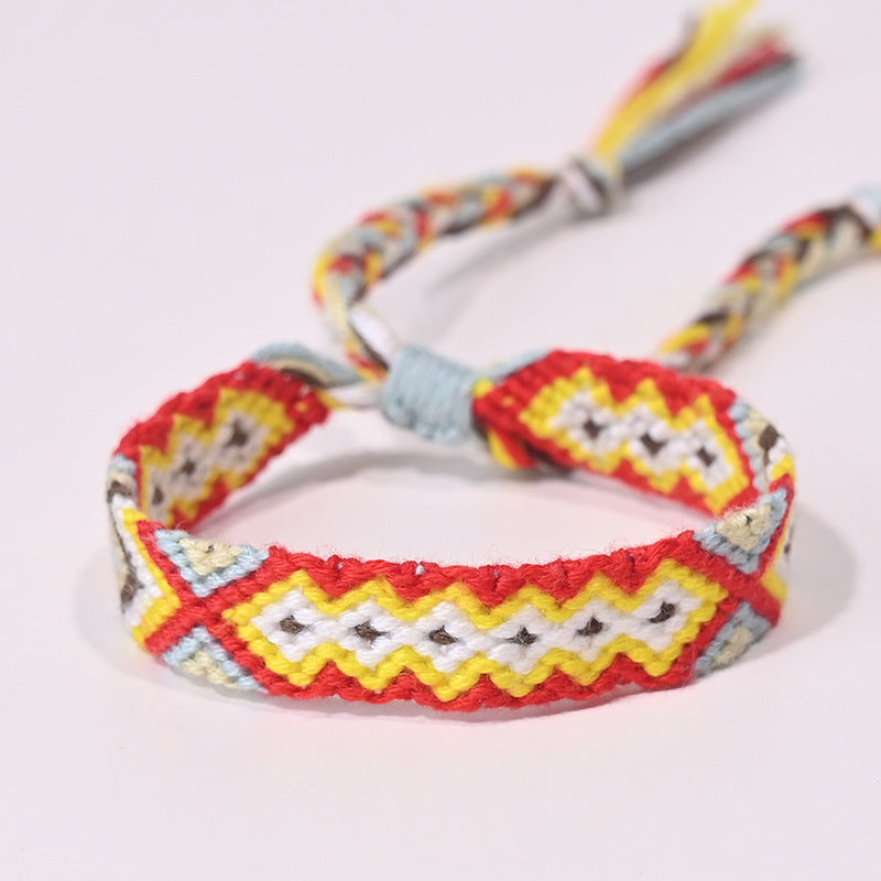 Stepped Into Nepal Ethnic Style Hand-knitted Bracelets