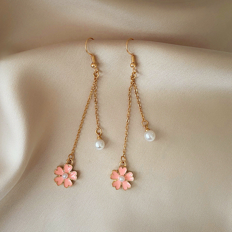 Elegance Retro Ear Long Tassel Eardrops Earrings