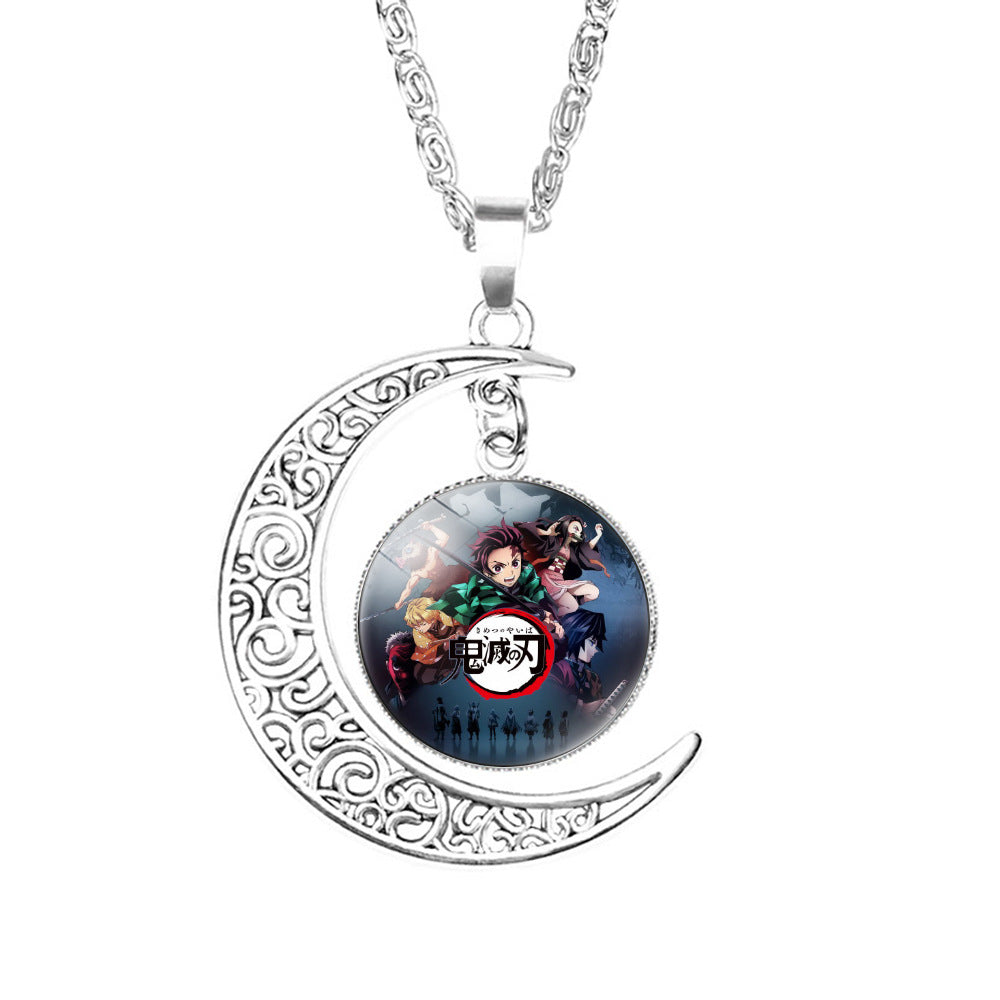 No Moon Gem Stove Door Anime Necklaces