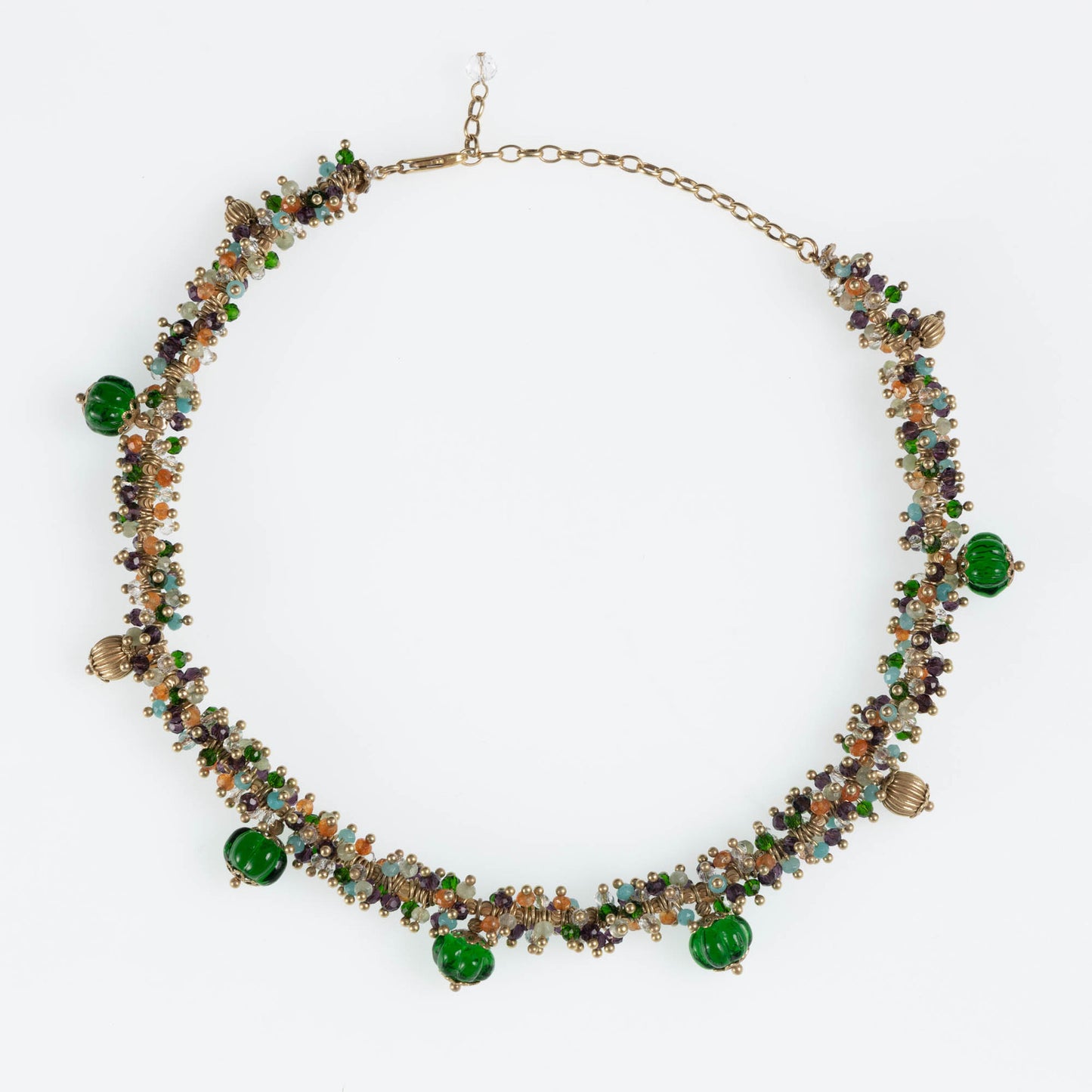 Women's Western Temperament Niche Design Collection Glass Necklaces