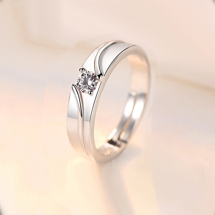 Eternal Oath Couple Niche Open Gift For Rings