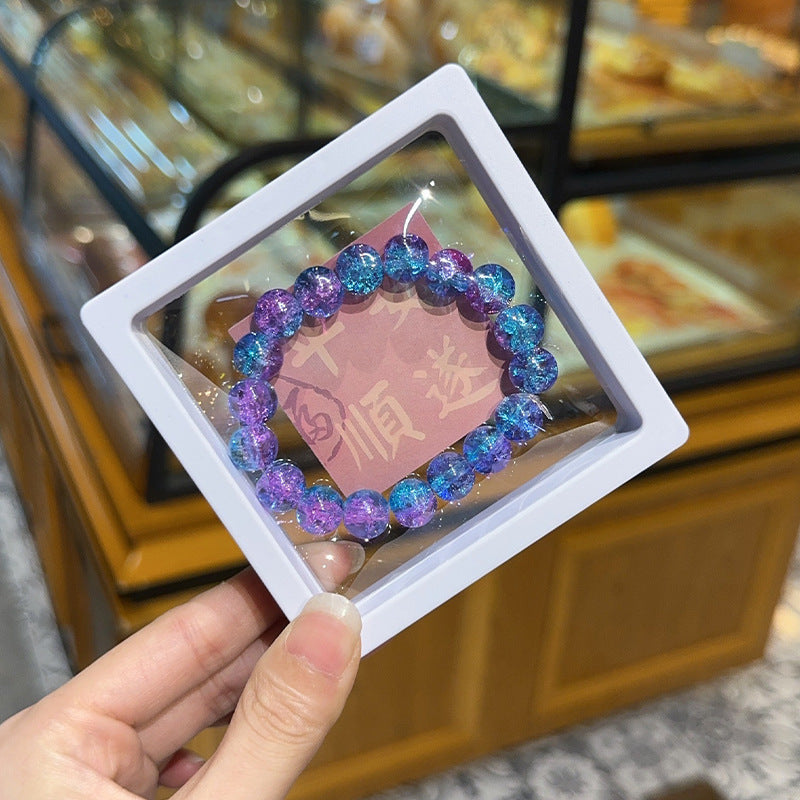 Women's & Men's Glazed Night Market Stall Ceramic Beaded Bracelets