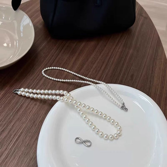 Pearl Cold Style Graceful Personality Clavicle Necklaces