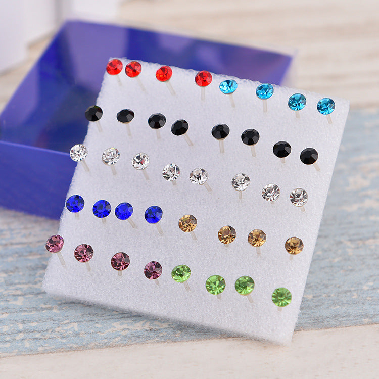 Women's Ear One Box Set Korean Simple Earrings