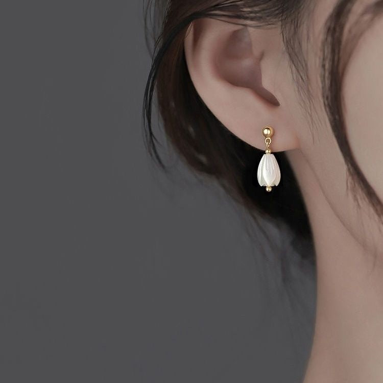 An Female Mori Style Sense Ear Clip Light Luxury Earrings