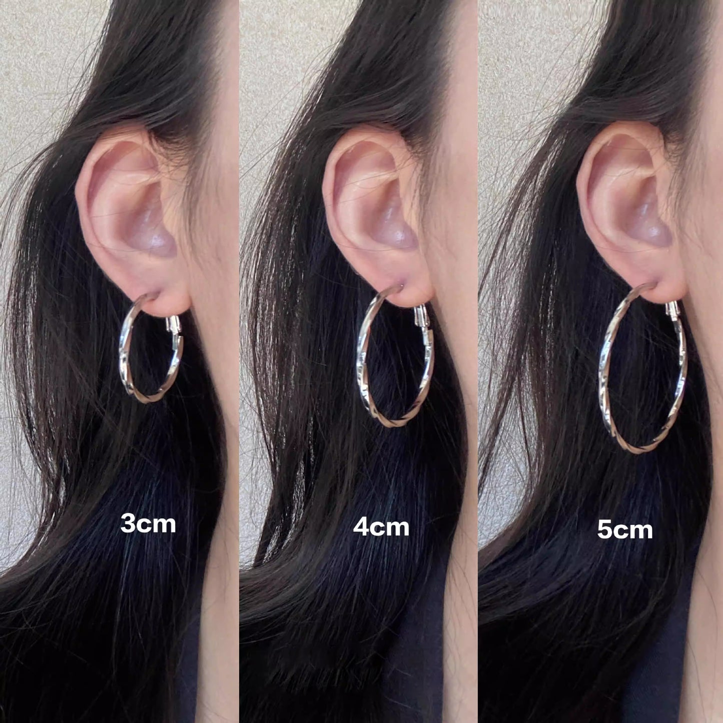 Women's Simple High-grade Big Circle Ear Exaggerating Rings