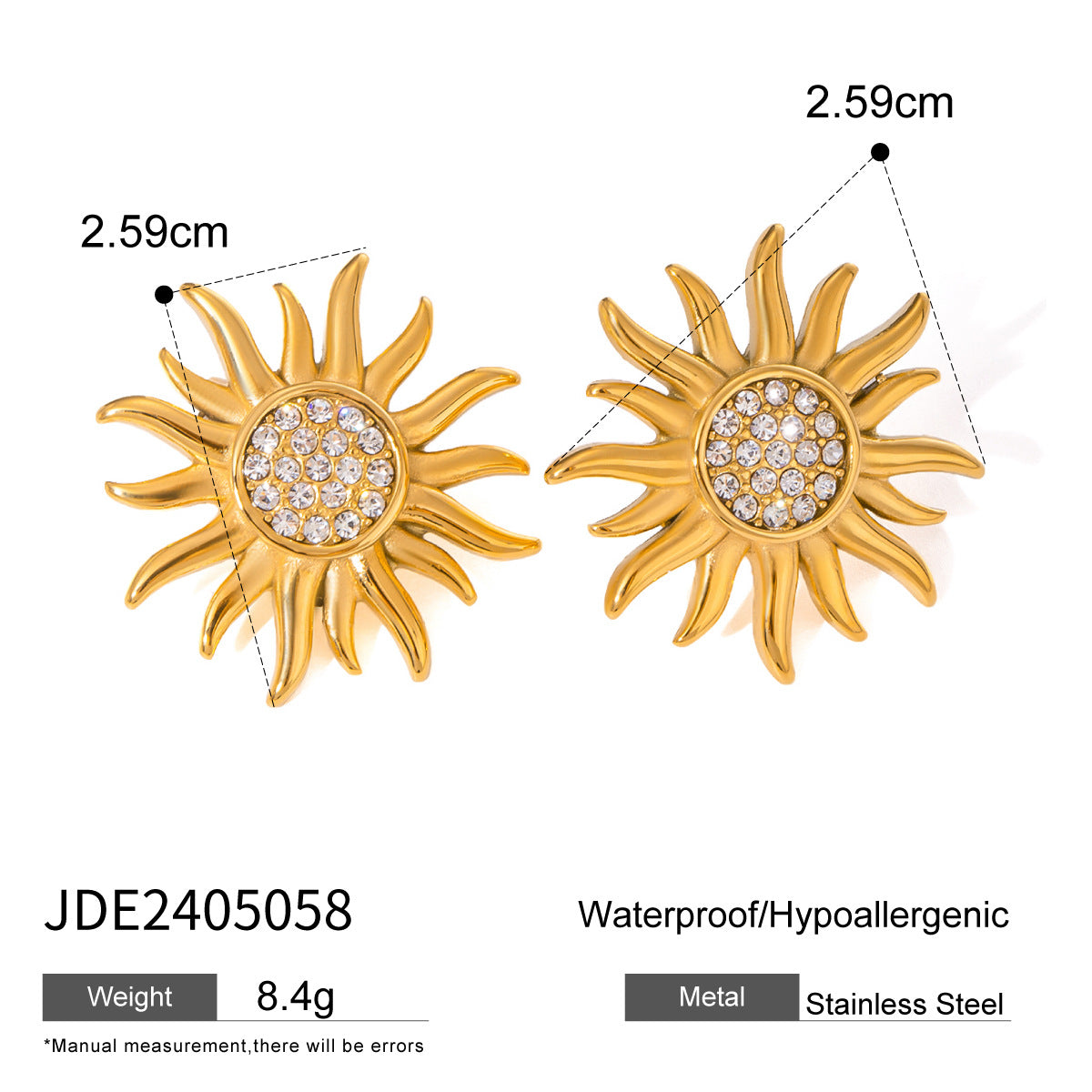 Women's Ding Stainless Steel Sunflower High-grade Decorative Necklaces