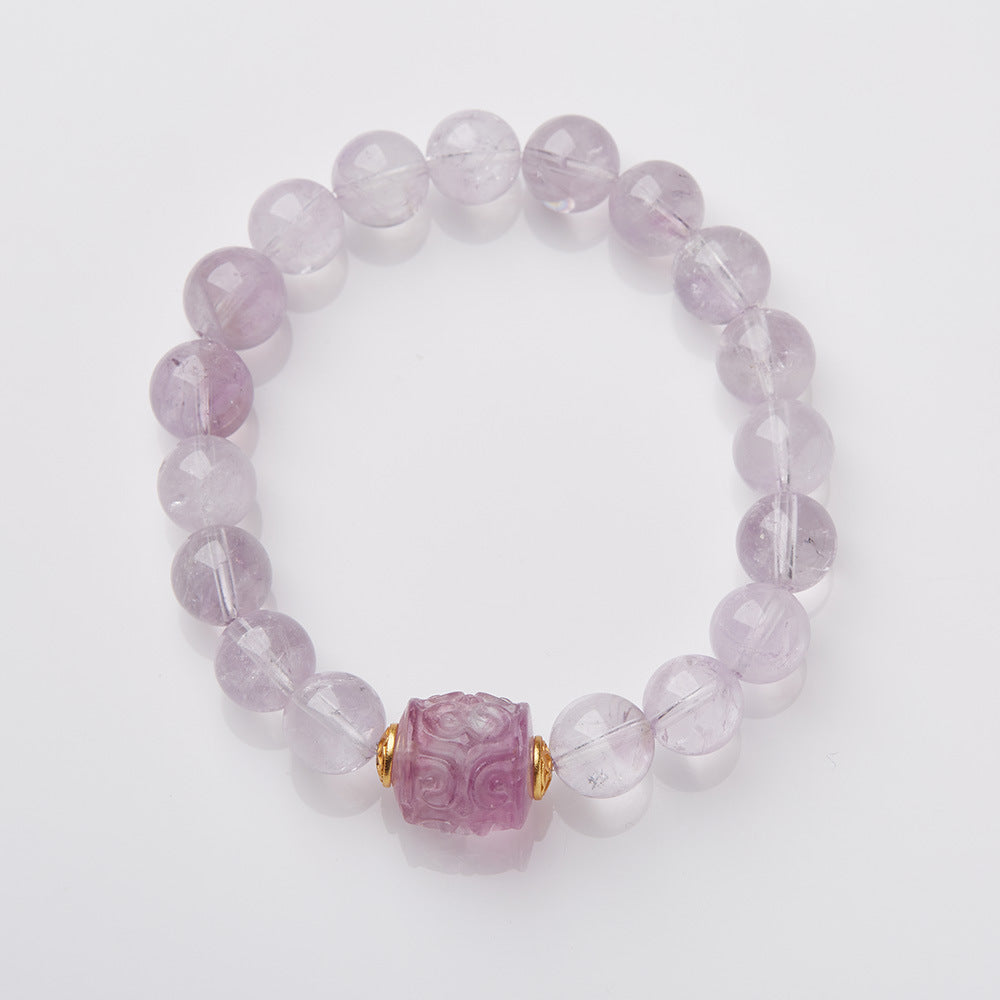 Fire Lucky Female Amethyst Ghost Design Bracelets