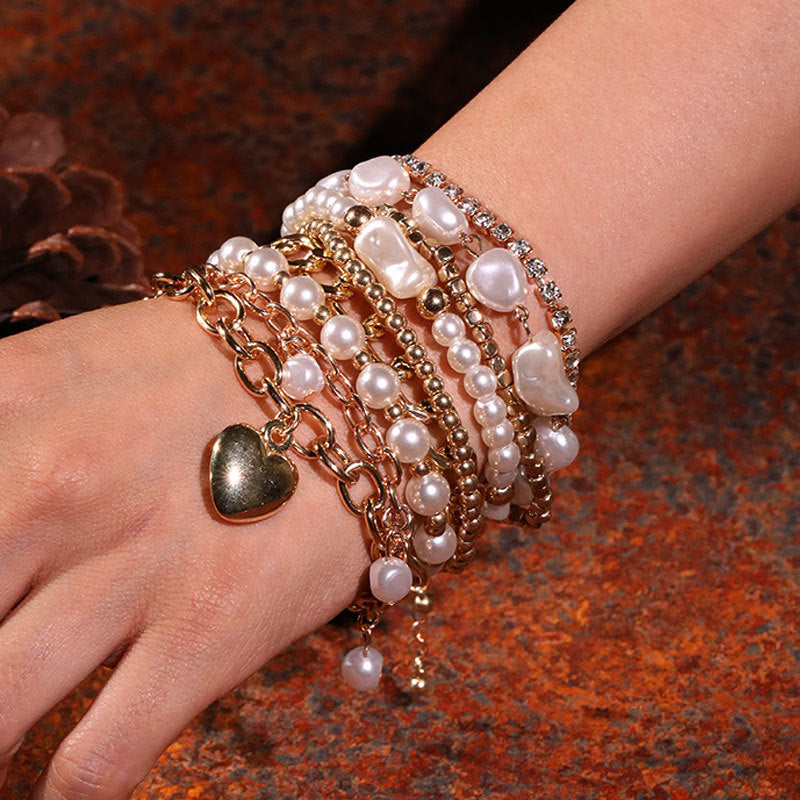 Women's Love Pearl Fashion Retro Minority Temperament Bracelets