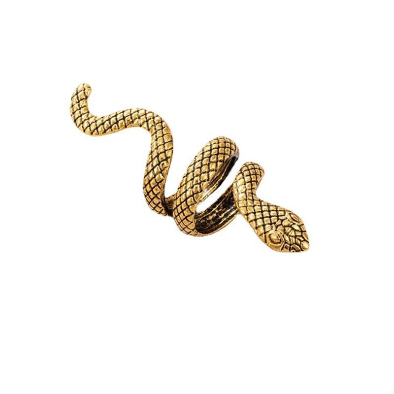 Metal Snake Exaggerated Personalized Finger Creative Rings