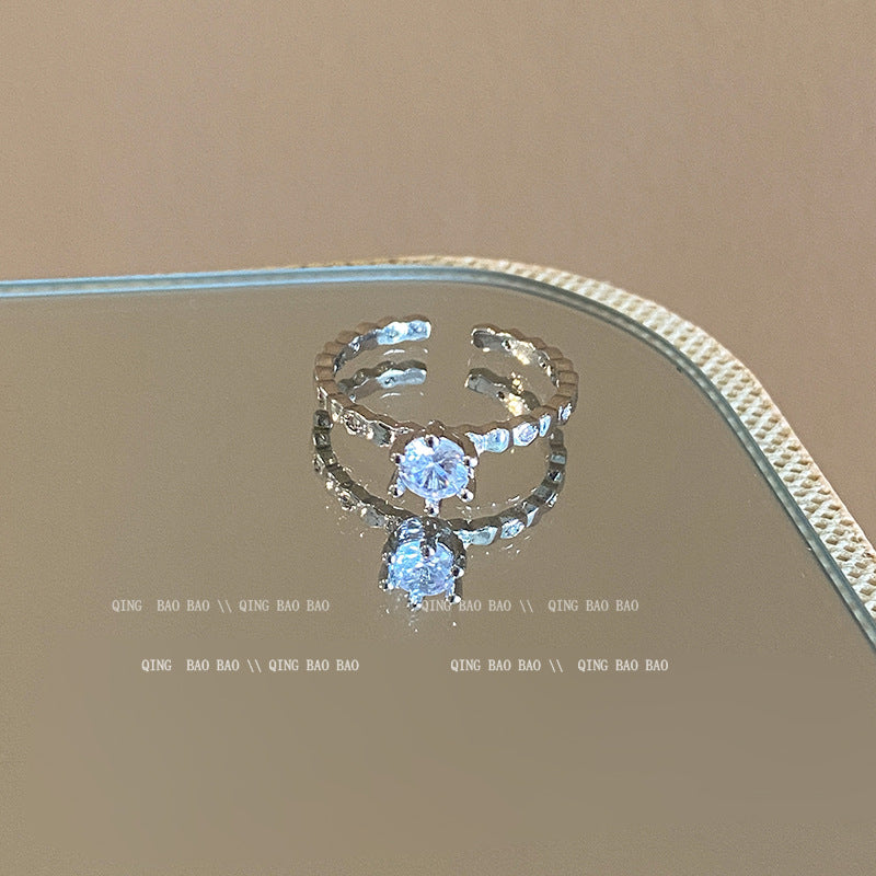 Niche Design Female Temperament Wild Personality Rings