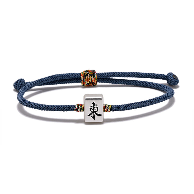 Export Personalized Ancient Retro Mahjong Fortune Bracelet