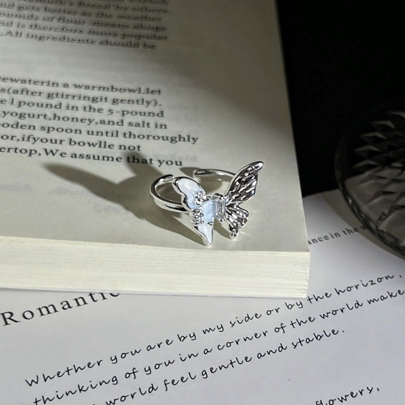 Flower Light Luxury Temperament Female Niche Summer Unique Design Sense Ring