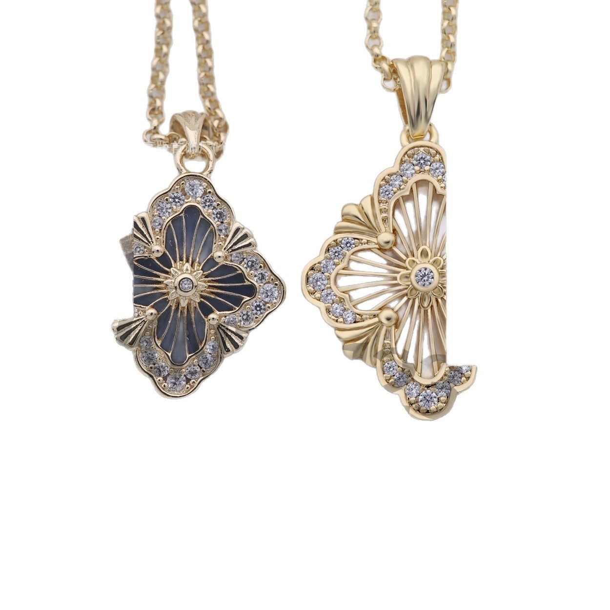 High Version Medium Clover Double-sided Wear Necklaces