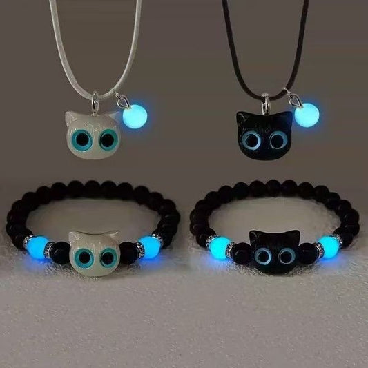 Luminous Cat Niche Girlfriends Handmade Girlfriend Good-looking Bracelet