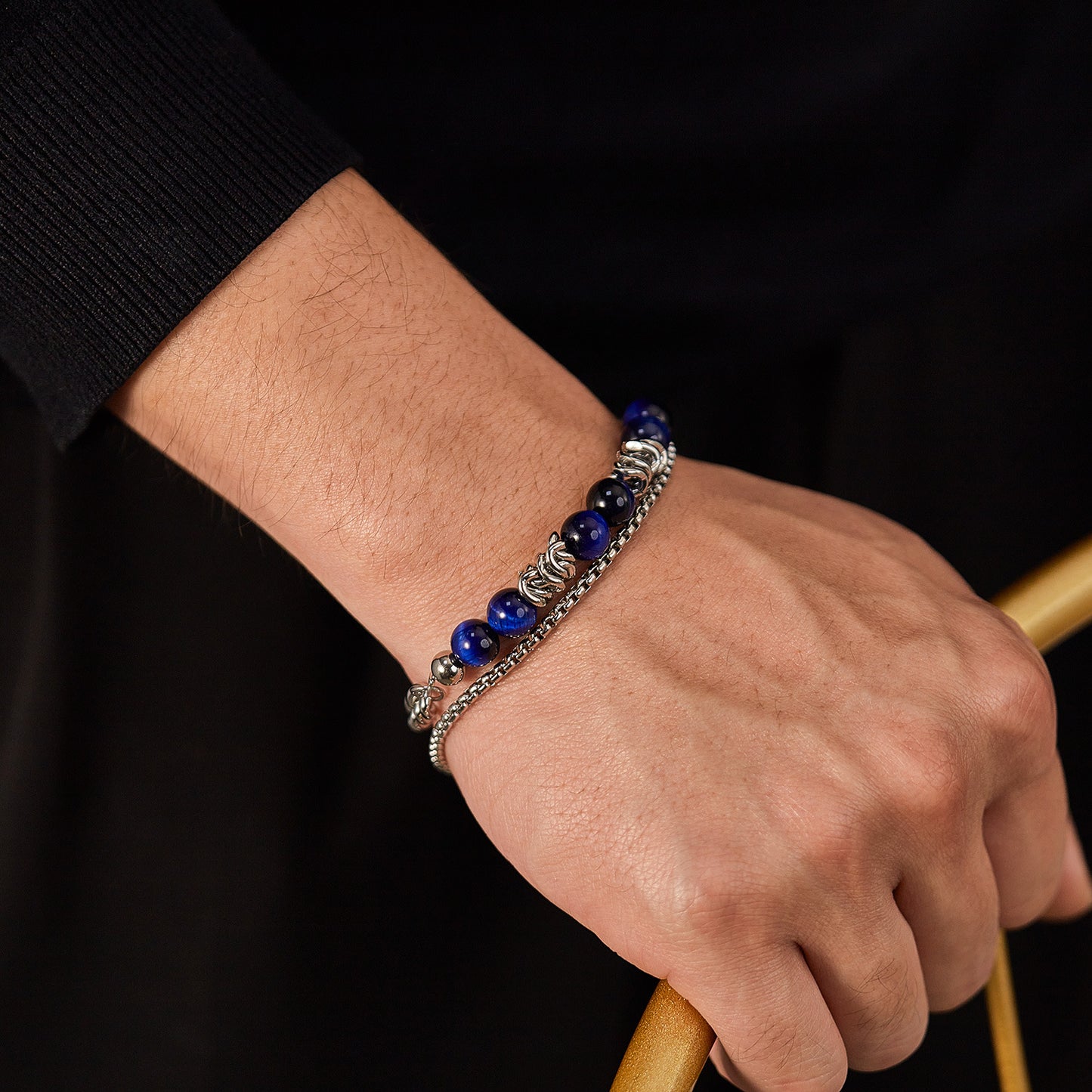 Men's Trend Stainless Steel Accessories Hip Hop Bracelets