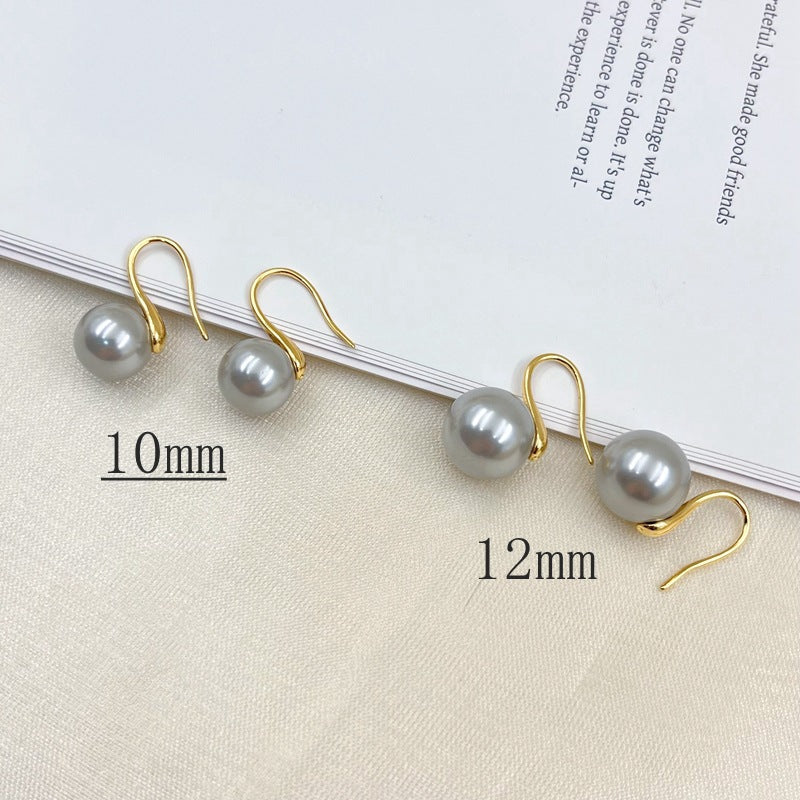 Luxury High-grade Pearl Female Retro French Earrings