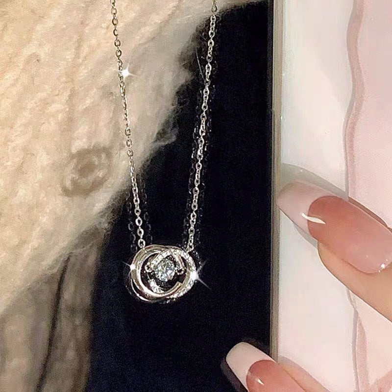 Women's Beating Heart Light Luxury Minority Smart Necklaces