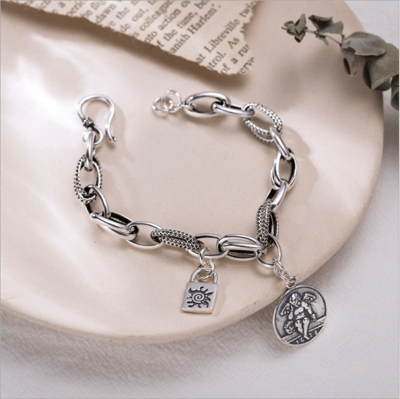 Women's & Men's Korean Style Vintage Vine Five-pointed Star Cross Bracelet