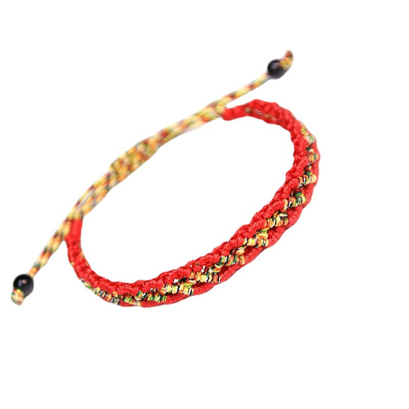 Women's & Men's Wide Dragon Boat Festival Colorful Rope Gift Bracelets