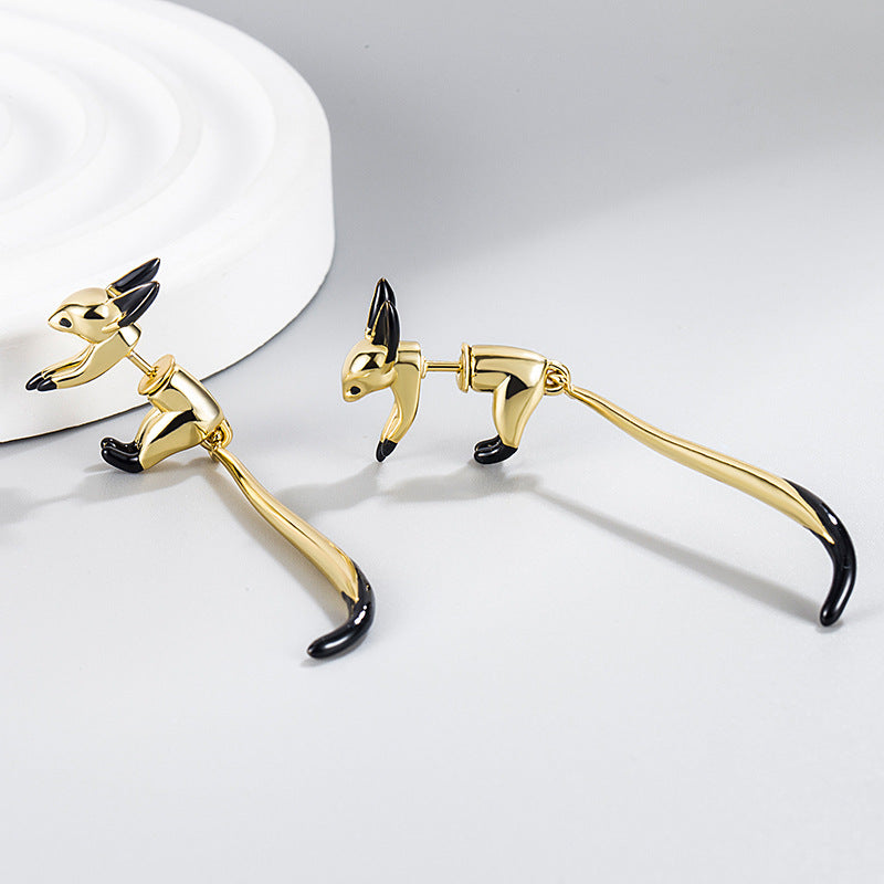 Tail Fox Affordable Luxury Fashion Personality Earrings