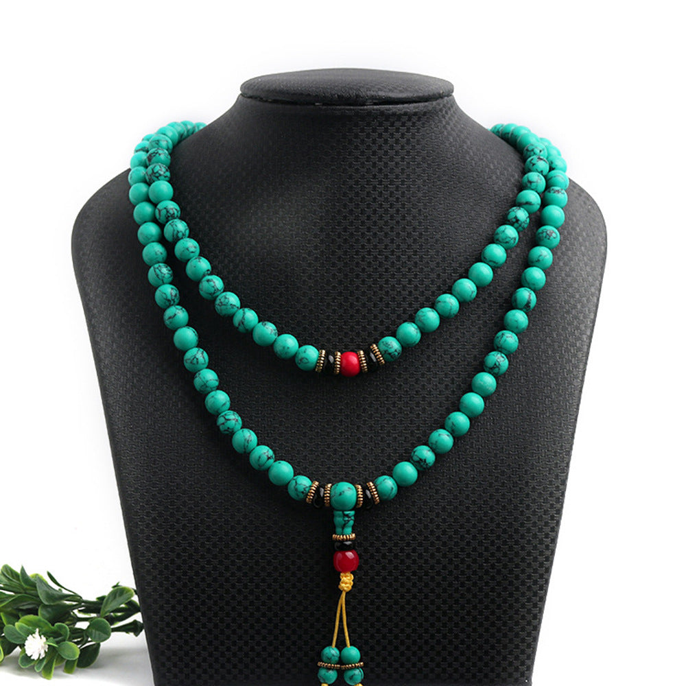 Turquoise Beads Buddha Boho Crafts Live Bracelet