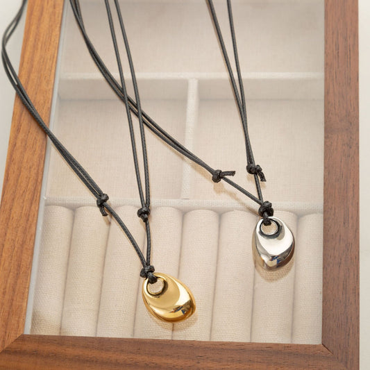 Rope Beanie Female Minority Simple High-grade Sense Sweater Necklaces