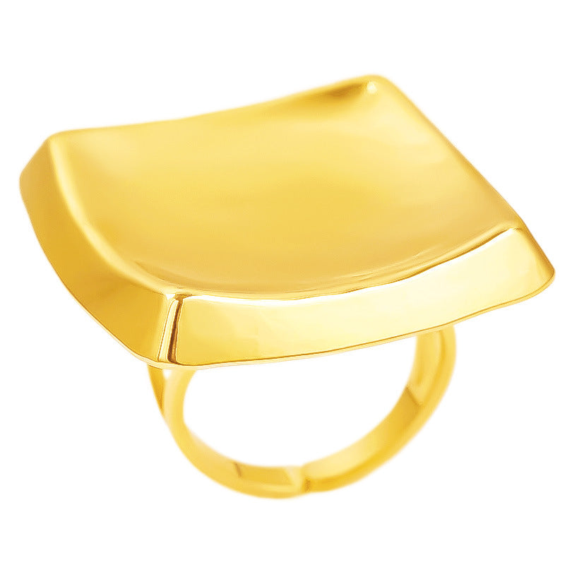 Square Opening Adjustable Affordable Luxury Style Rings