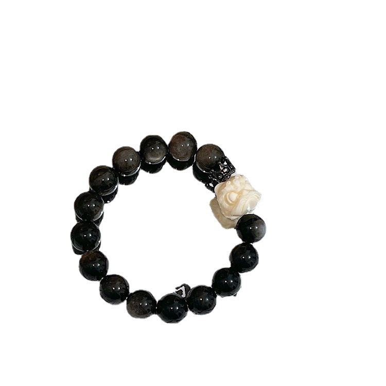 Lion Imitation Cat Eye Crystal Lucky Bracelets