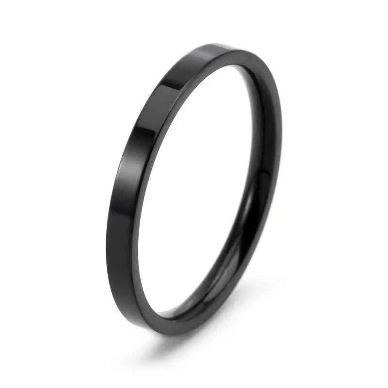 Women's Not Fade French Minority Wind Simple Ring