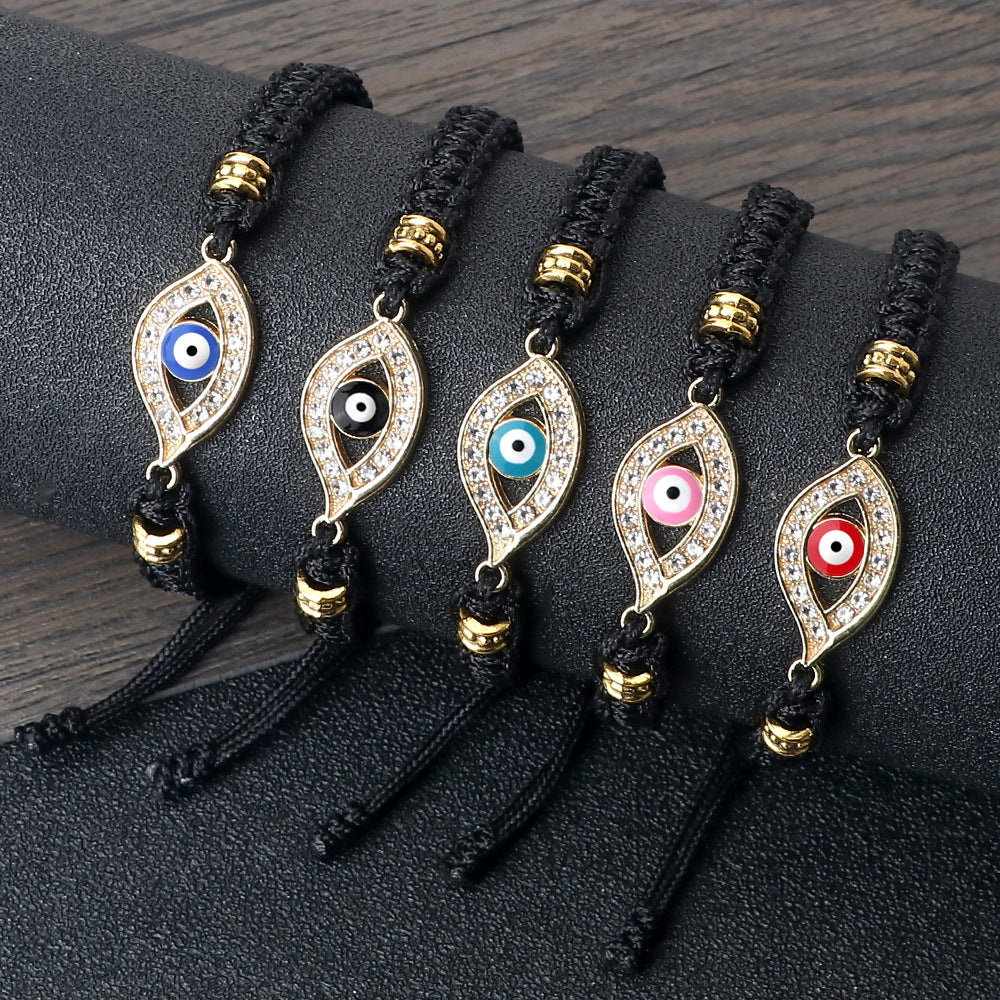 Devil's Eye Starry Eyes Woven Couple Bracelet