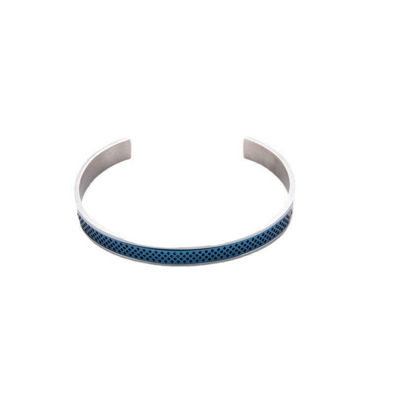 Steel Shaped Simple Titanium Personality Affordable Bracelet
