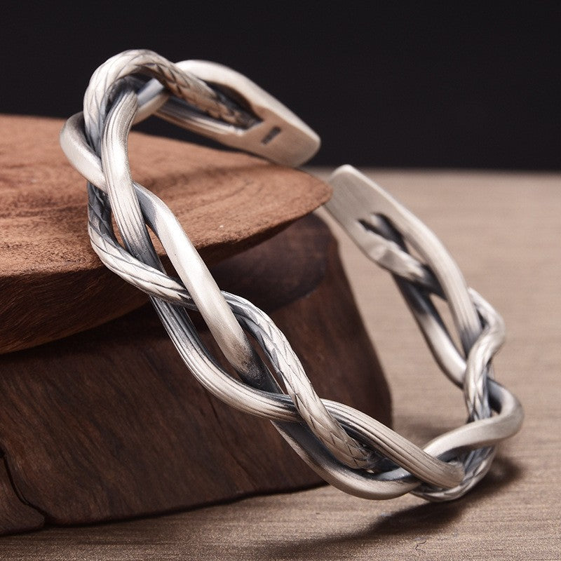 Women's & Men's Korean Style Vintage Vine Five-pointed Star Cross Bracelet