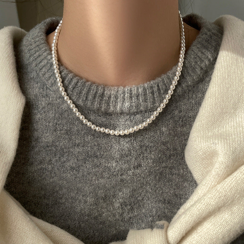 Elegant Clavicle Chain Light Luxury High Sense Fashionable All Necklaces