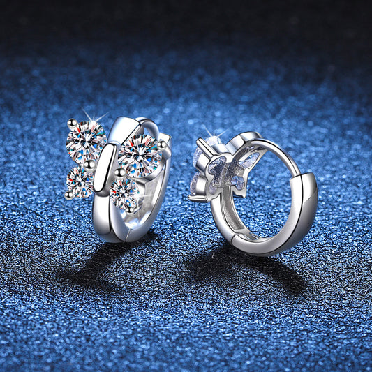 Beautiful Sterling Sier Full Diamond Moissanite Rings