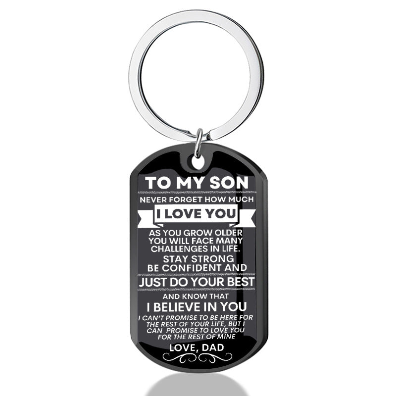 Steel Corrosion Epoxy Father's Gift For Son Ball Necklace