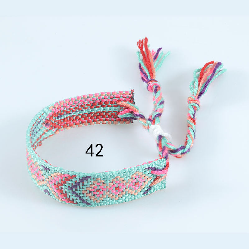 Style Woven Colorful Tassel Lucky Friendship Bracelets