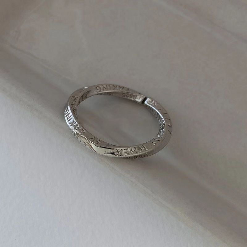 Female Fashion Design High-grade Cold Wind Switchable Rings