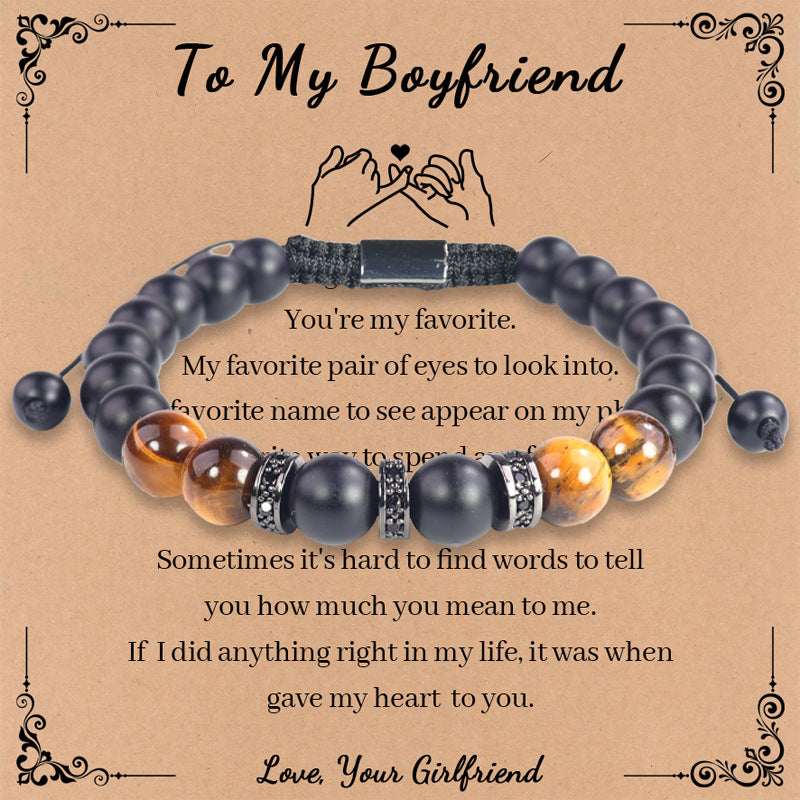 Christmas Gift Hand-woven For Son Husband Boyfriend Bracelets